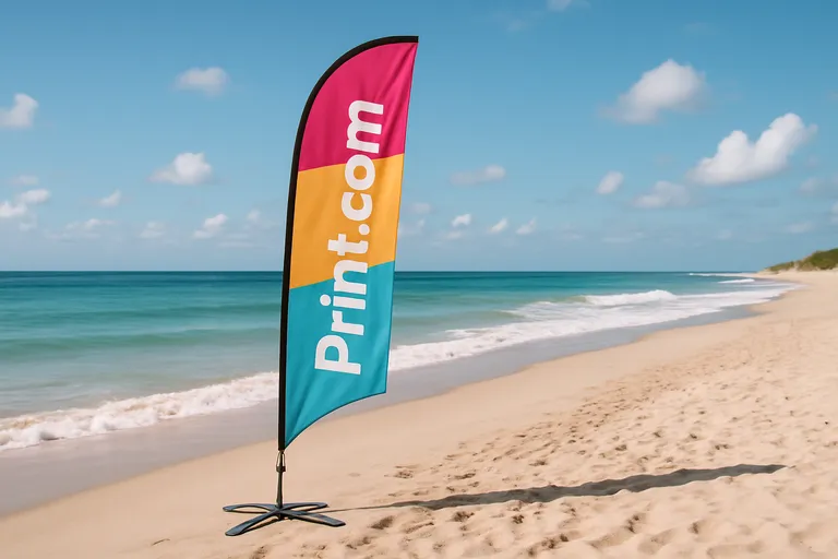 Beachflags bedrukken en de voordelen van Print.com als drukwerkpartner